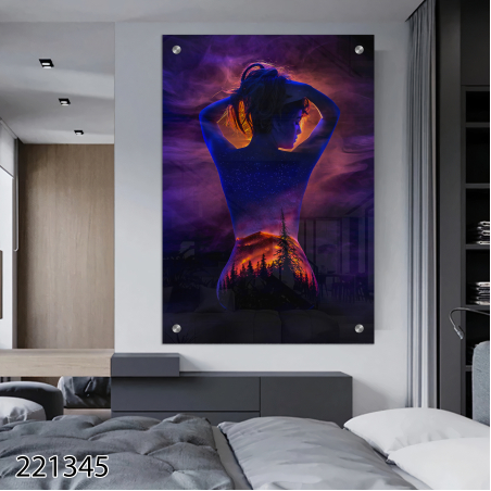 תמונה מעוצבת על קנבס או על זכוכית לבחירתכם דגם 221345