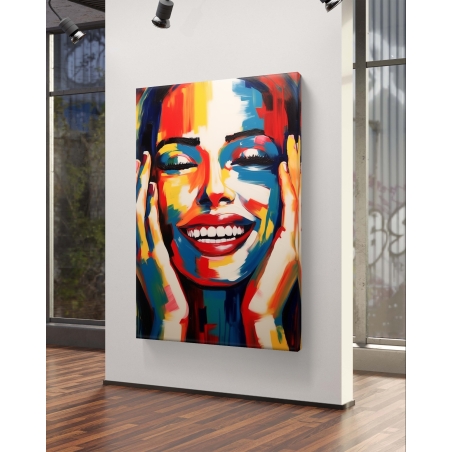 תמונה לסלון או למשרד מודפסת על קנבס כותנה מקצועי דגם 611231