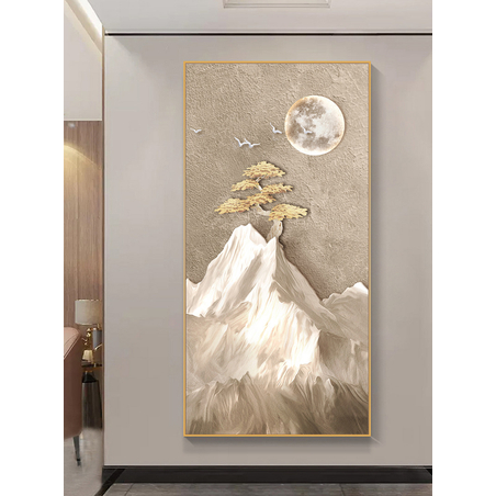 תמונה מודפסת על קנבס לאורך לסלון 