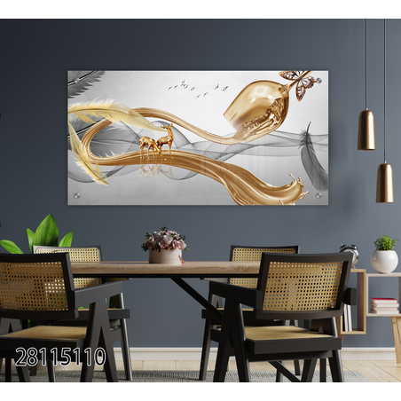 תמונת זכוכית מקורית למטבח או לפינת האוכל מודפסת על זכוכית דגם-28115110