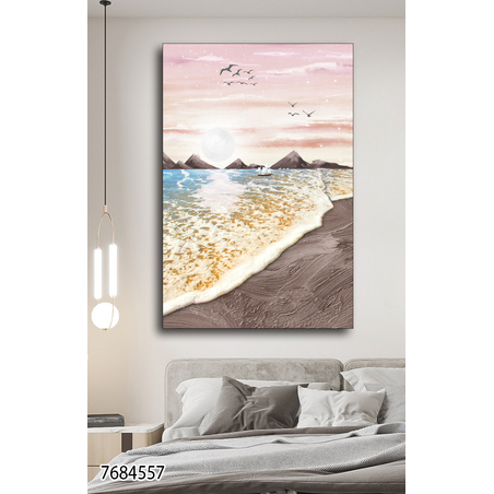 תמונה לסלון או למשרד מודפסת על קנבס כותנה אבסטרקט-מודרני דגם 7684557