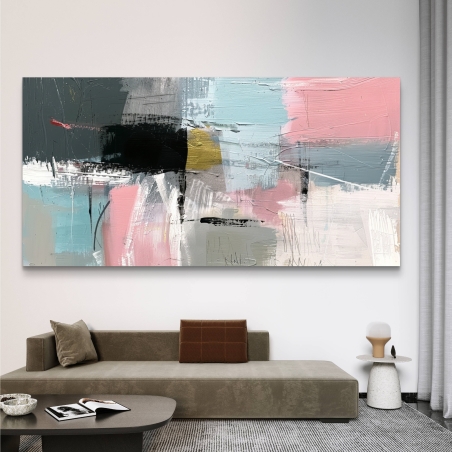 תמונת קנבס לסלון בסגנון אבסטרקט 