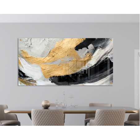 תמונה מיוחדת אבסטרקט בהדפסה ישירה על זכוכית דגם-19858315