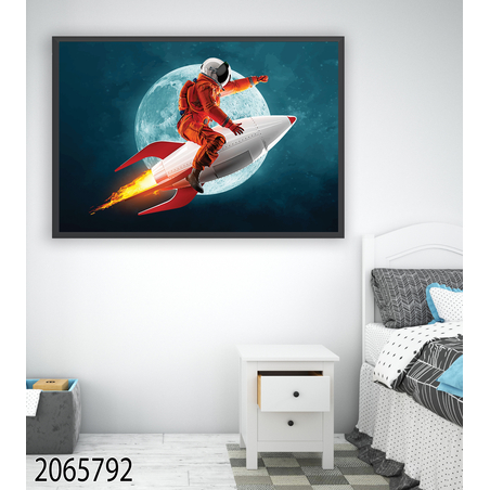 תמונה לחדר ילדים בנים-חלל דגם 2065792