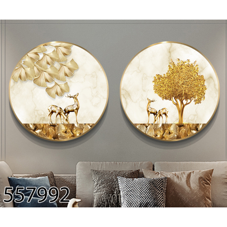 זוג תמונות עגולות דגם 557992 