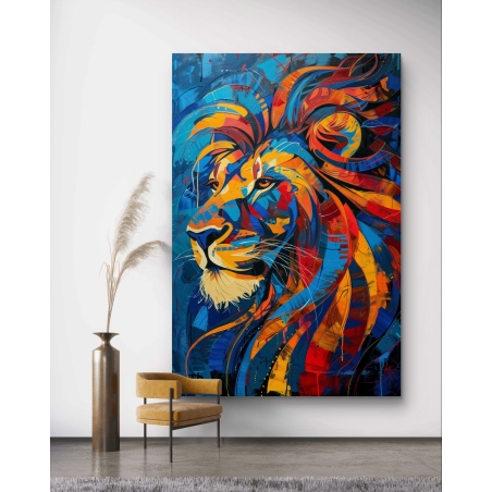 תמונת קנבס צבעונית לסלון 