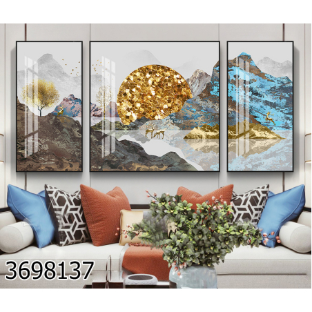 תמונה לסלון מחולקת דגם  3698137