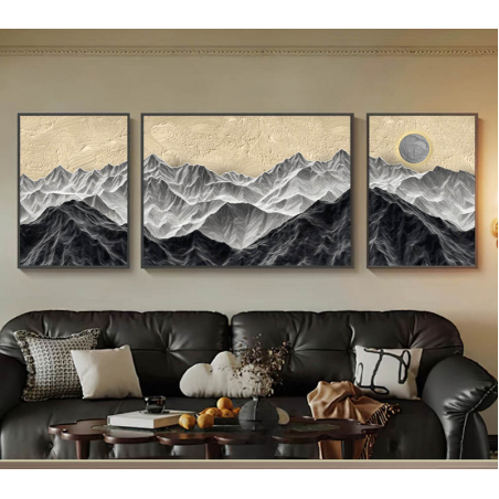 תמונת קנבס מחולקת לסלון/חדר שינה 