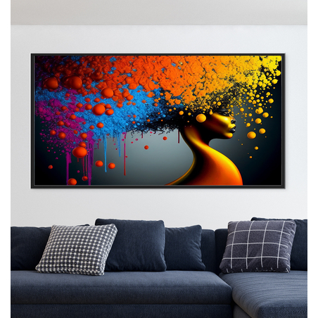 תמונת קנבס מעוצבת-דמויות- עם או בלי מסגרת לסלון  או לחדר השינה דגם 4475118