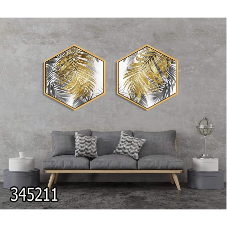 זוג תמונות משושה דגם  345211