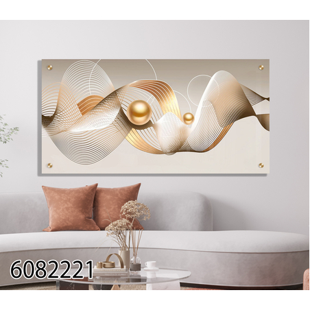 תמונת זכוכית תלת מימד  - למשרד או לסלון  דגם 6082221