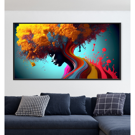 תמונת קנבס מעוצבת-דמויות- עם או בלי מסגרת לסלון  או לחדר השינה דגם 4475117