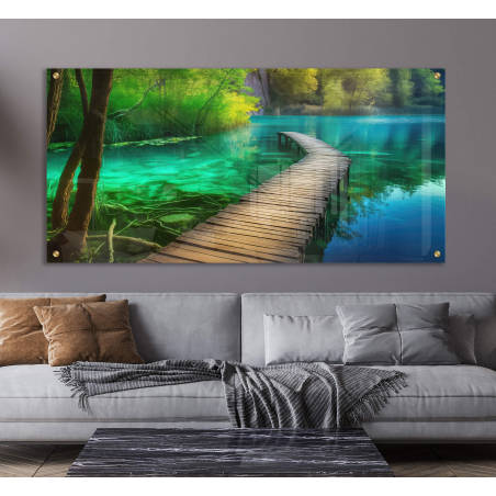 תמונה של גשר מעץ בטבע מופלא דגם 200431