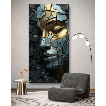 תמונה מדהימה עיצוב בלעדי על זכוכית דגם 2709230