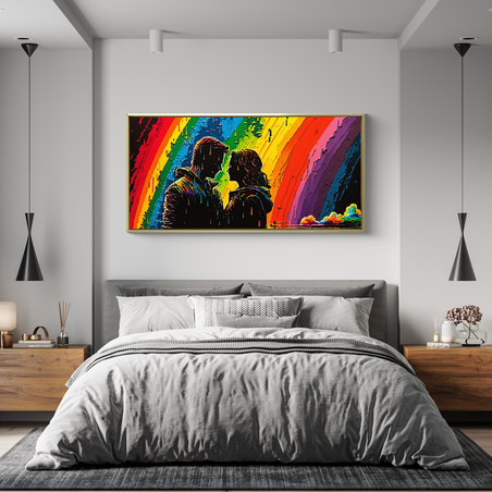 תמונת קנבס מעוצבת עם או בלי מסגרת לסלון  או לחדר השינה דגם 124314