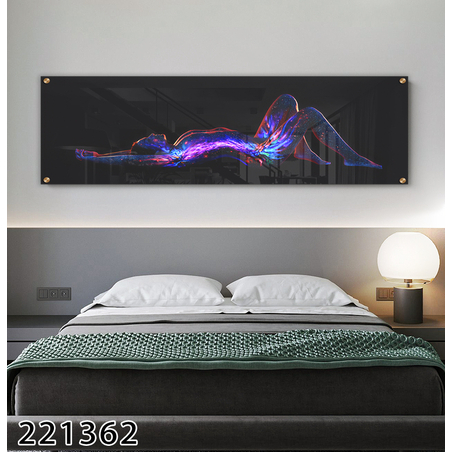 תמונה מיוחדת על קנבס או זכוכית  לחדר השינה במבחר מידות דגם-221362