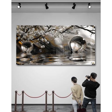 תמונת זכוכית לסלון או למשרד 