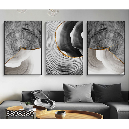 שלשה על קנבס מתוח וממוסגר לחדר השינה או לסלון דגם 3898589