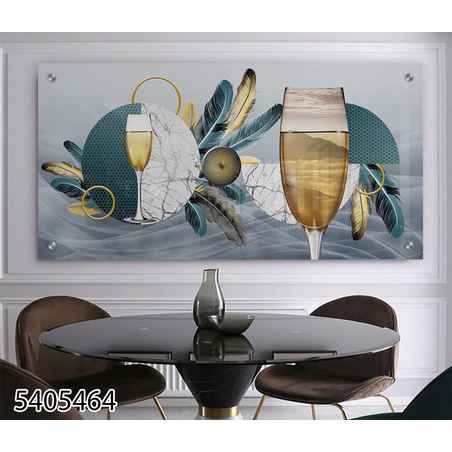 תמונת זכוכית מקורית למטבח או לפינת האוכל מודפסת על זכוכית דגם-5405464