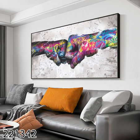 תמונת גרפיטי על קנבס או זכוכית במבחר מידות דגם-221342