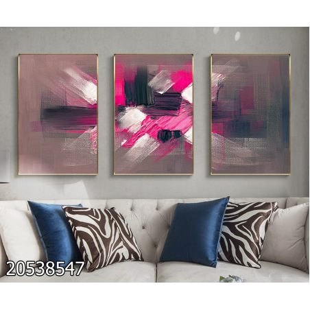 שלשה על קנבס כותנה!! מתוח וממוסגר לסלון או למשרד דגם 20538547