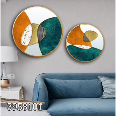 זוג תמונות עגולות בשתי מידות דגם 3958101 