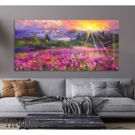 תמונת נוף מדהימה לסלון לפינת אוכל או לחדר השינה על קנבס או זכוכית במבחר מידות דגם-11244880