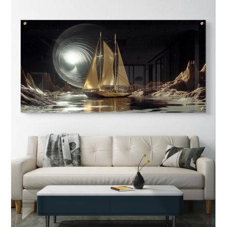 תמונת זכוכית לסלון/חדר שינה 