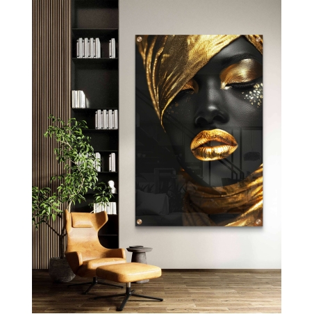 תמונת זכוכית לאורך לחדר שינה/סלון 