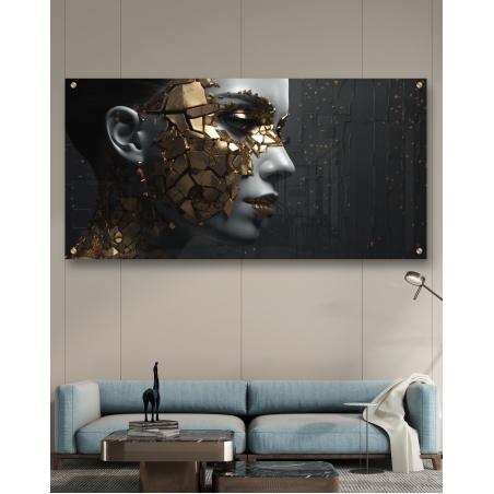 תמונת זכוכית או קנבס לסלון או למשרד עיצוב בלעדי דגם 289239