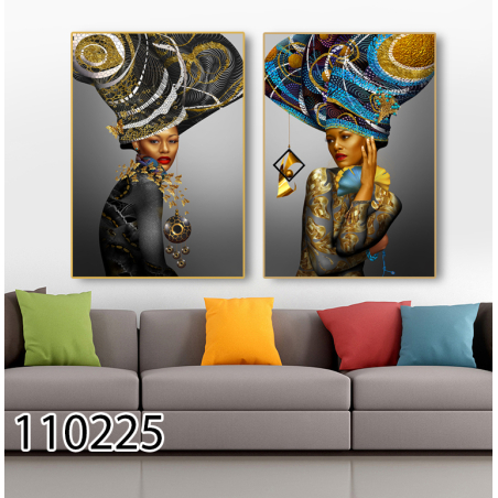 זוג תמונות ממוסגרות במבחר מידות דגם 110225