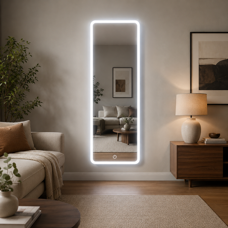 מראת הילה לומינה עם תאורת LED