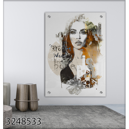 תמונה מעוצבת מקורית מודפסת על זכוכית דגם 3248533