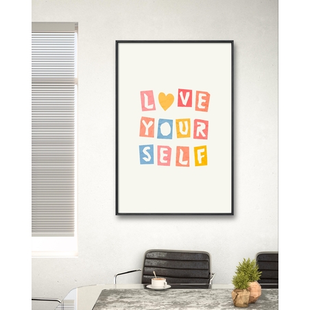 תמונת מוטיבציה על קנבס או על זכוכית לבחירתכם 