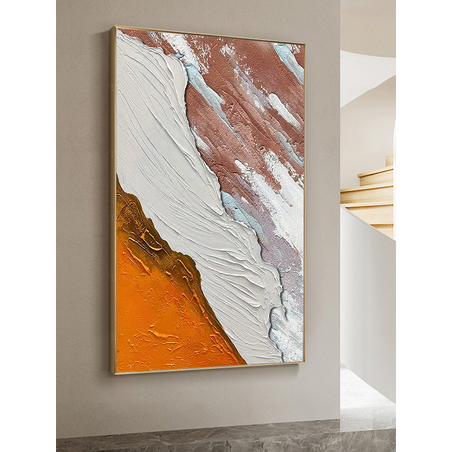 תמונה לסלון או למשרד מודפסת על קנבס כותנה אבסטרקט-מודרני דגם 8280437