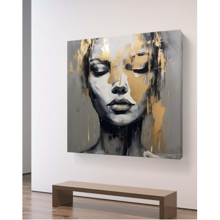 תמונת קנבס מרובעת מודרנית עם או בלי מסגרת חיצונית דגם-210231