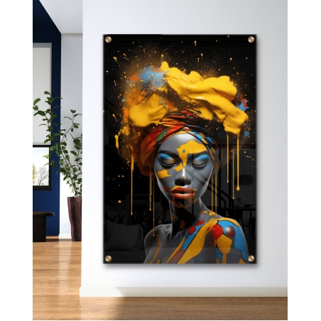 תמונת זכוכית אפריקאית מיוחדת דגם 2409241