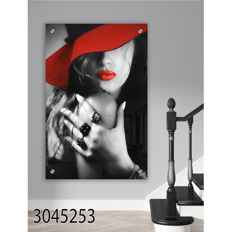 תמונה מעוצבת מקורית מודפסת על זכוכית דגם 3045253