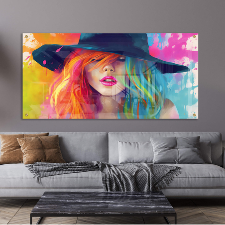 תמונת אלגנטית צבעונית מזכוכית דגם-3105511