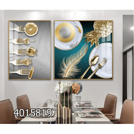 זוג תמונות לפינת אוכל/מטבח דגם 4015819