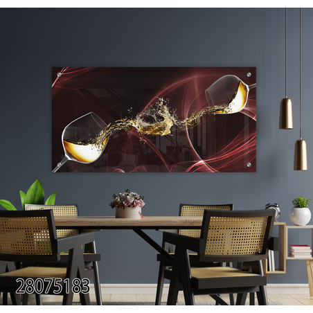 תמונת זכוכית מקורית למטבח או לפינת האוכל מודפסת על זכוכית דגם-28075183