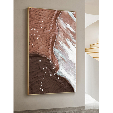 תמונה לסלון או למשרד מודפסת על קנבס כותנה אבסטרקט-מודרני דגם 8280441