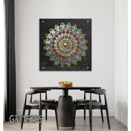 תמונת זכוכית בעיצוב מודרני למטבח\סלון  דגם G3115296