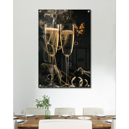 תמונת זכוכית למטבח או לפינת אוכל 