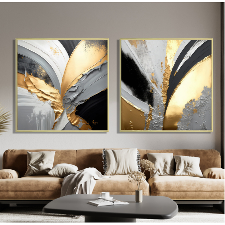 זוג תמונות מיוחדות לחדר השינה או לסלון דגם  752024