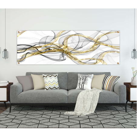 תמונת זכוכית  פנורמית מיוחדת לסלון לפינת אוכל או למשרד  דגם-G3115959