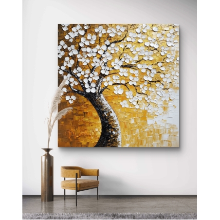 תמונת קנבס מרובעת לסלון/חדר שינה 