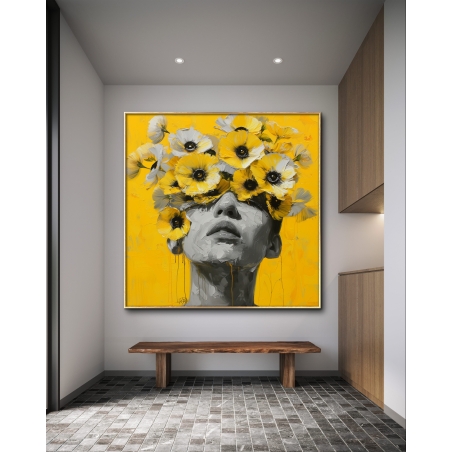 תמונת קנבס מרובעת לסלון אן לחדר שינה 