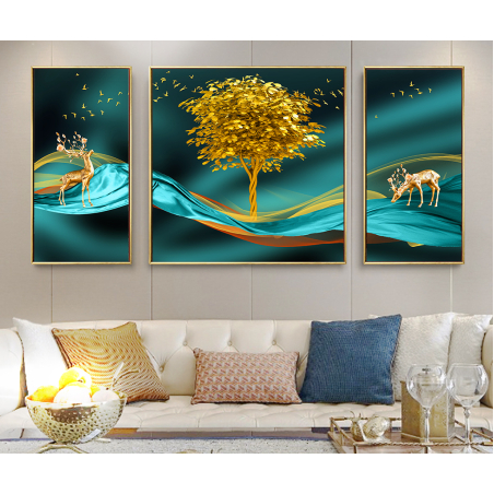 תמונה מחולקת לסלון 