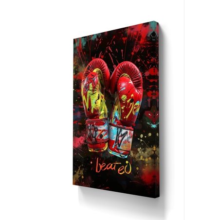 תמונת קנבס לסלון בסגנון גרפיטי ועכשווי 